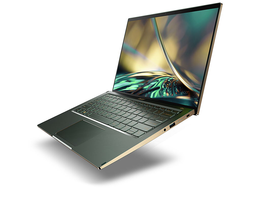 Acer - Swift 5 - 14" 2560 x 1600 Touchscreen Intel Evo Laptop - 12th Gen Intel Core i7-1260P - 16GB - 1TB SSD - Mist Green