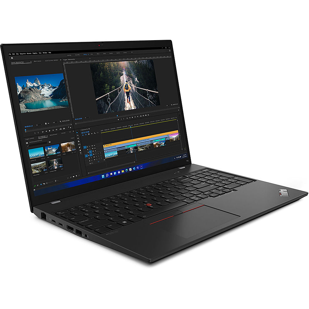 Lenovo - ThinkPad P16s Gen 1 16" Touch-Screen Laptop - AMD Ryzen 5 Pro - 32GB Memory - 1TB SSD - Storm Grey