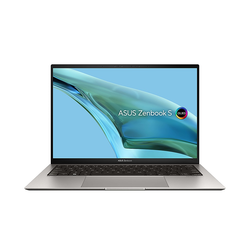 ASUS - Zenbook S 13" Laptop OLED - EVO Intel 13 Gen  Core i7 with 32GB Memory - Intel Iris Xe - 1TB SSD - Silver