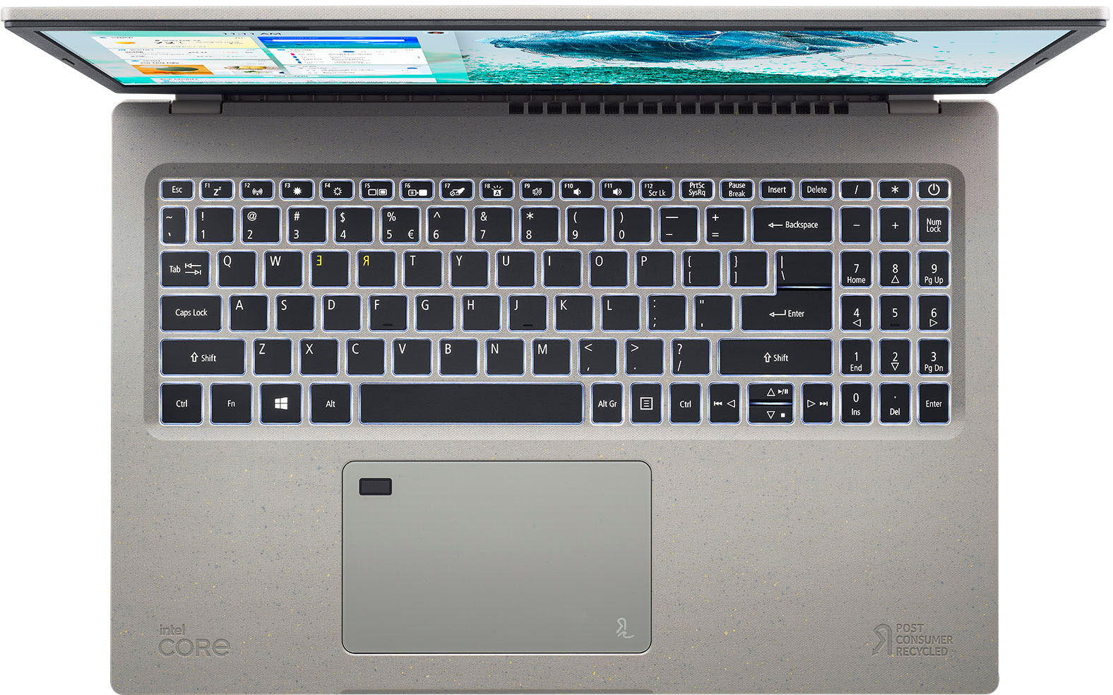 Acer - Aspire Vero - Green PC Laptop - 15.6” Full HD - 12th Gen Intel Core i5-1235U - 8GB DDR4 - 512GB Gen 4 SSD - Gray