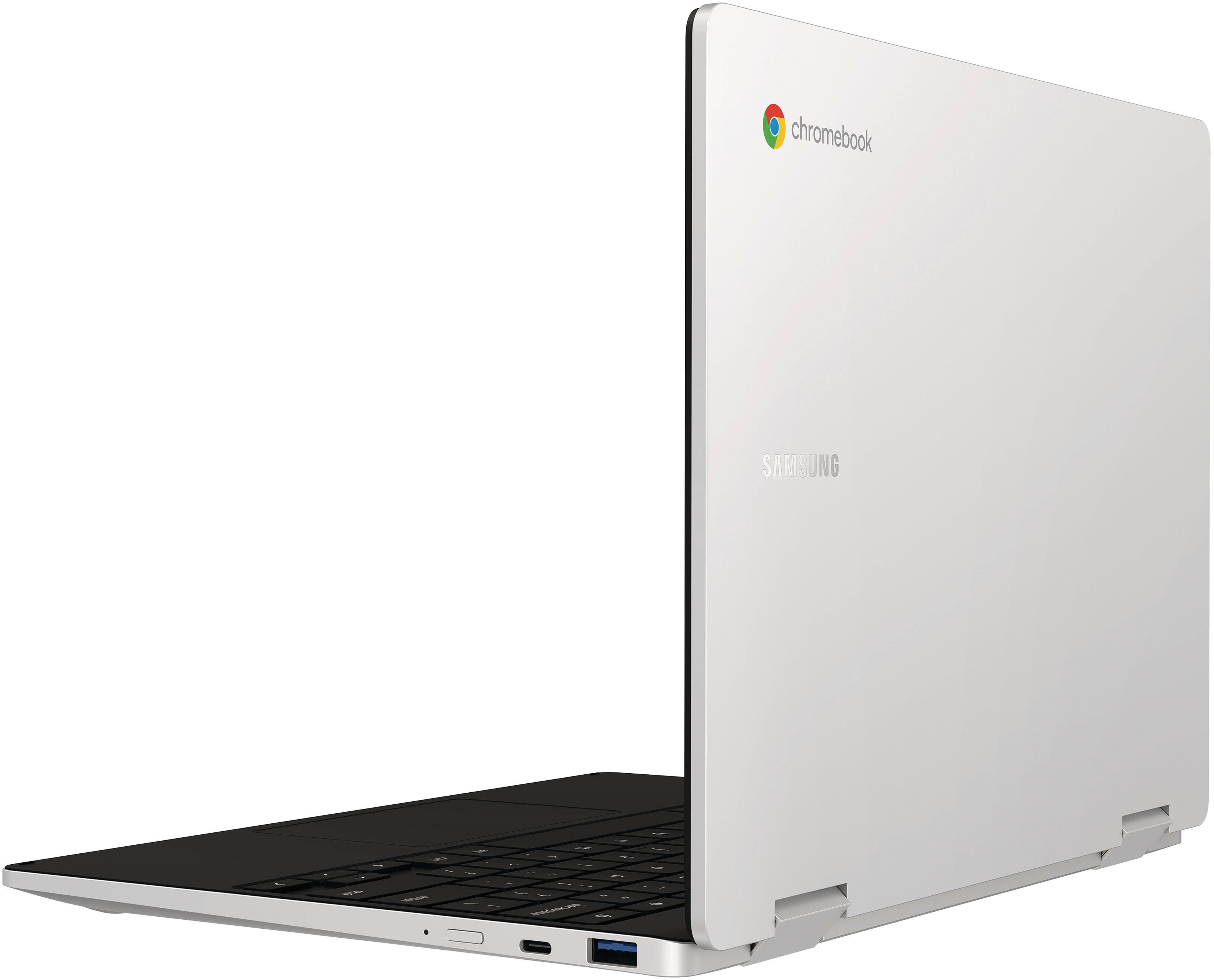 Samsung - Galaxy Chromebook 2 360 12.4" LED 2-in-1 Touch Screen Laptop - Intel Celeron- 4GB Memory -Intel UHD Graphics- 128GB - Silver