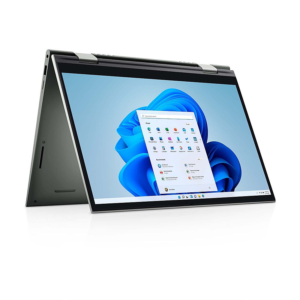 Dell - Inspiron 7415 14" FHD 2-in-1 Touch-Screen Laptop - AMD Ryzen 5 - 8GB Memory - AMD Radeon UMA - 256GB SSD - Green