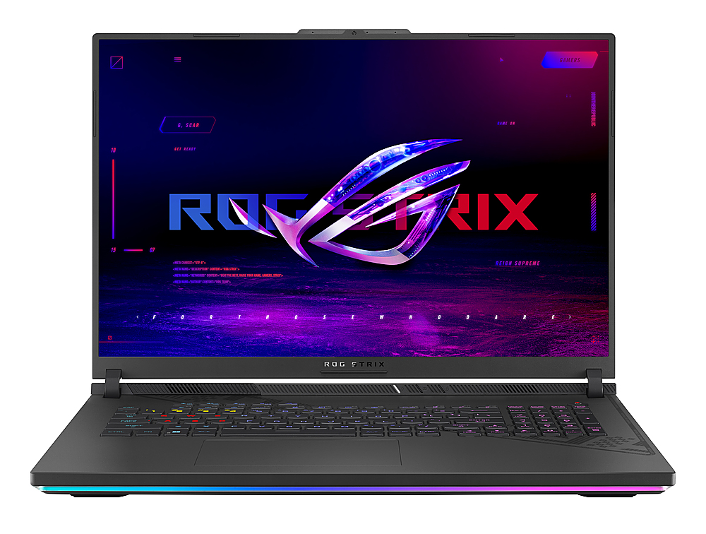 ASUS - ROG Strix 18" 240Hz Gaming Laptop QHD - Intel 13th Gen Core i9 with 16GB Memory - NVIDIA GeForce RTX 4070 - 1TB SSD - Eclipse Gray