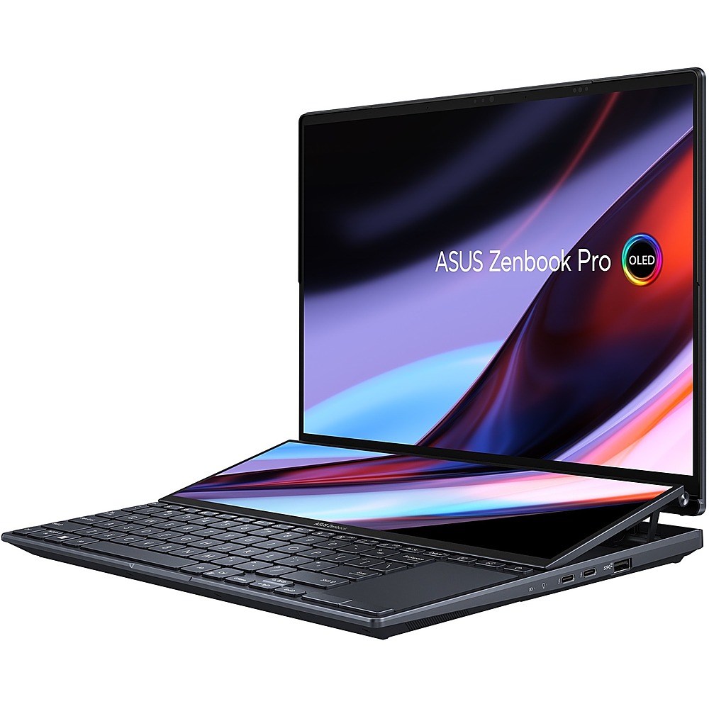ASUS - Zenbook Pro 14 Duo OLED UX8402 14.5" Laptop - Intel Core i7 - Memory - 1 TB SSD - Tech Black