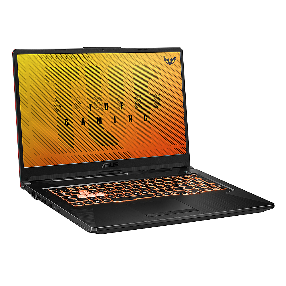 ASUS - TUF Gaming 17.3" Gaming Laptop FHD - AMD Ryzen 5 with 8GB Memory - NVIDIA GeForce GTX 1650 - 512GB SSD - Bonfire Black