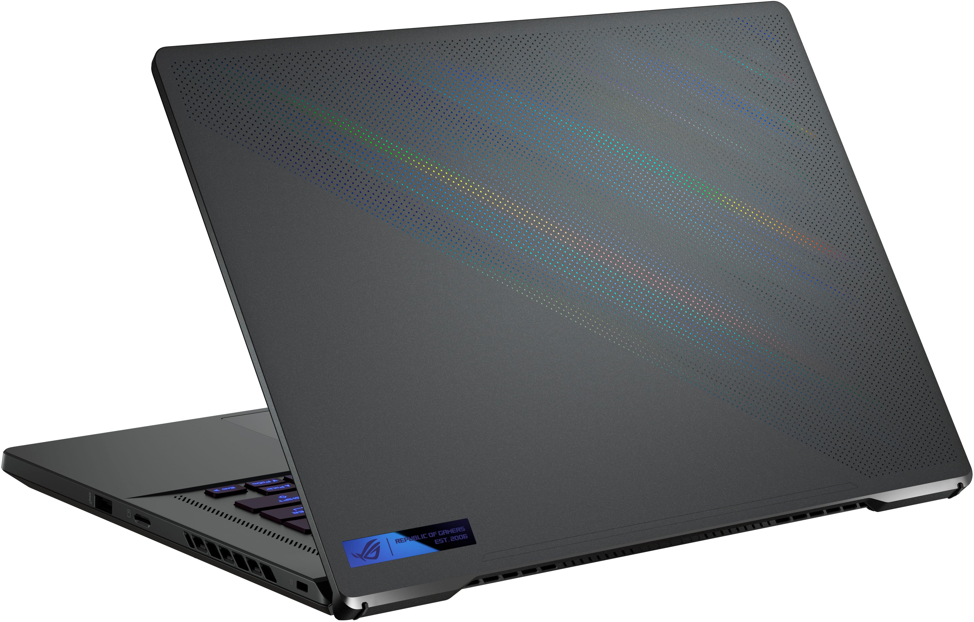 ASUS - ROG Zephyrus 15.6" WQHD 165Hz Gaming Laptop-AMD Ryzen 9-16GB DDR5 Memory-NVIDIA GeForce RTX 3070 Ti-1TB PCIe 4.0 SSD - Eclipse Gray