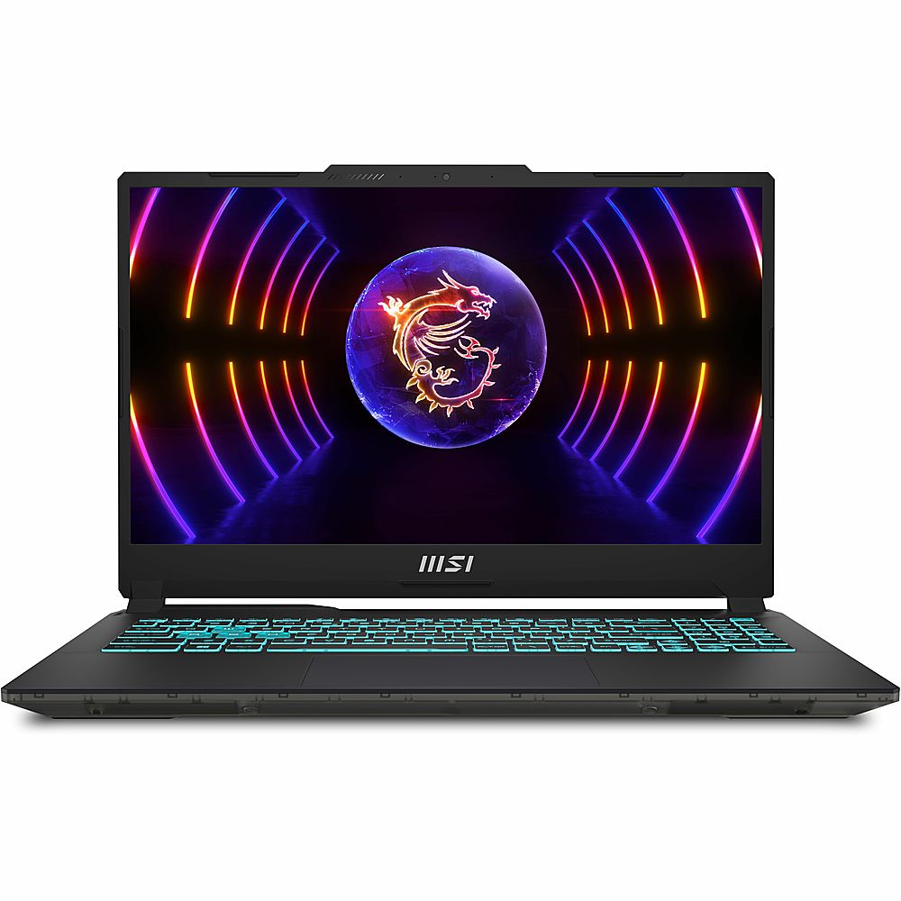 MSI - Cyborg 15 A12U 15.6" Gaming Laptop - Intel Core i5-12450H with 16GB Memory - NVIDIA GeForce RTX 2050 - 512GB SSD - Black