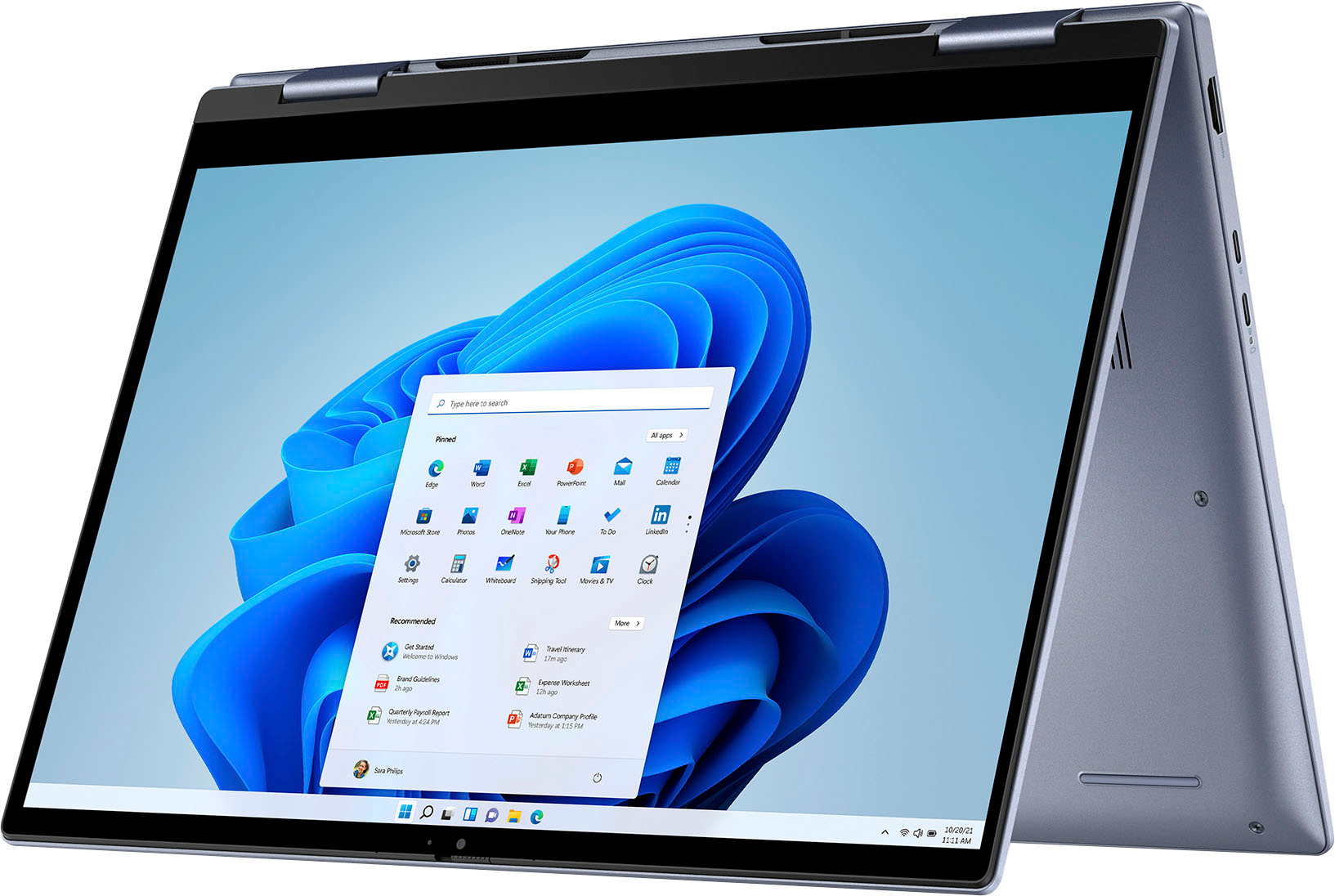 Dell - Inspiron 14.0" 2-in-1 Touch Laptop - AMD Ryzen 7 7730U - 16GB Memory - 1TB SSD - Lavender Blue