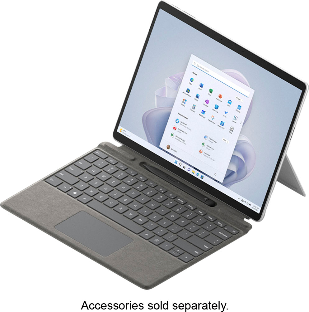 Surface Pro 9 with 5G – 13” Touch Screen – Microsoft SQ3 – 8GB Memory – 256GB SSD – Device Only (Latest Model) - Platinum (Unlocked)