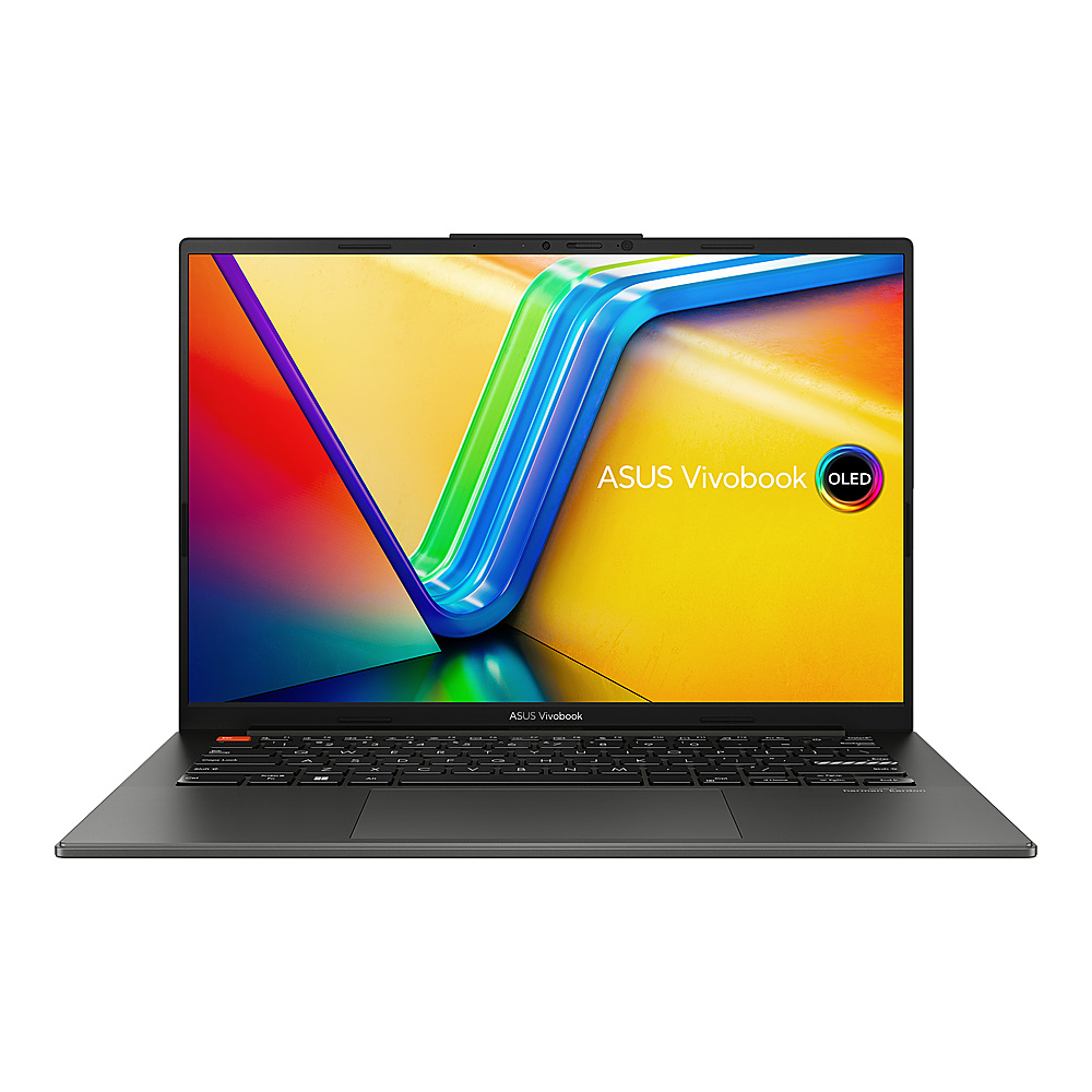 ASUS - Vivobook S 14" OLED Laptop - EVO Intel 13 Gen Core i9 with 16GB Memory - 1TB SSD - Midnight Black