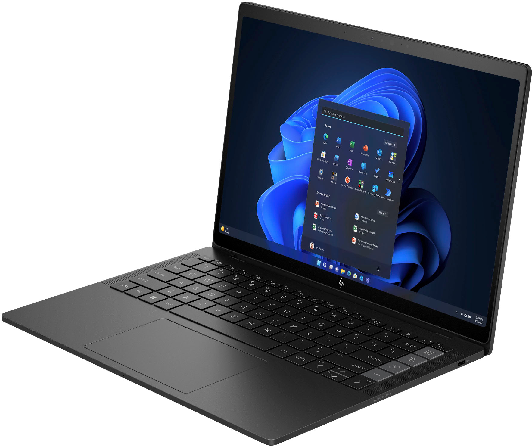 HP - Dragonfly Pro 14" Wide Ultra XGA Touch-Screen Laptop - AMD Ryzen 7 - 32GB Memory - 1TB SSD - Sparkling Black