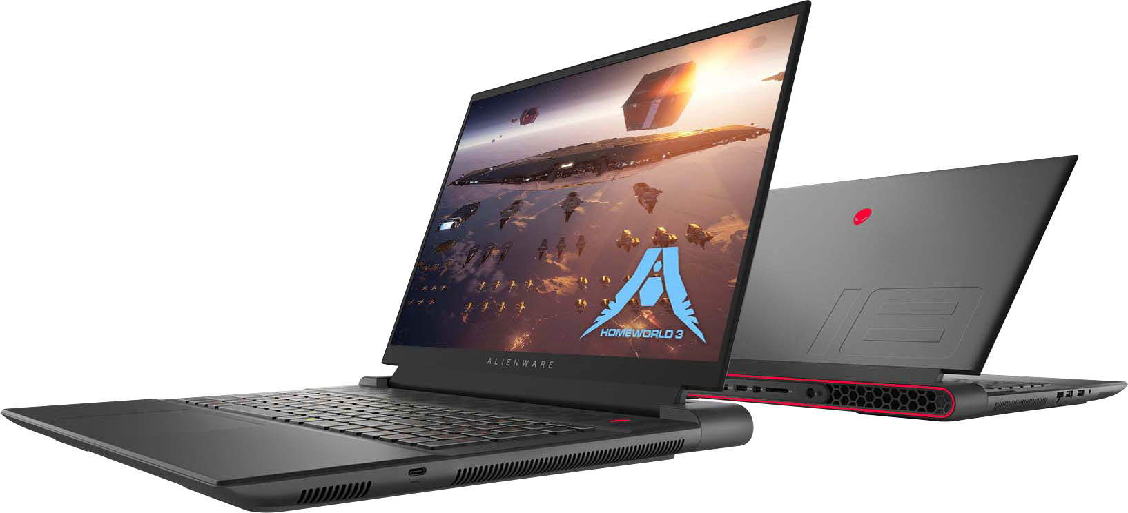 Alienware m18 FHD+ 480Hz Gaming Laptop - AMD Ryzen 9 - 32GB Memory - NVIDIA GeForce RTX 4070 - 1TB SSD - Windows 11 Pro - Dark Metallic Moon