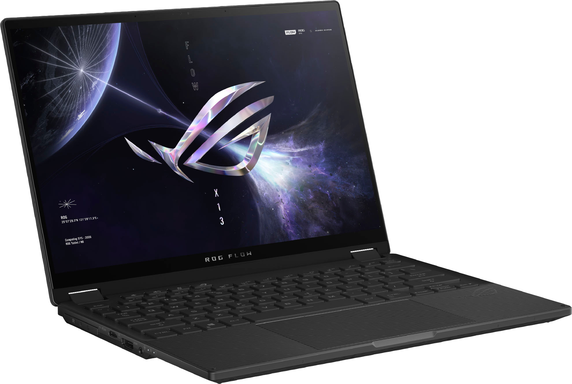 ASUS - ROG 13.4" Touchscreen Gaming Laptop 1920 x 1200 FHD AMD Ryzen 9 with 16GB Memory-NVIDIA GeForce RTX 3050Ti-512GB SSD - Off Black