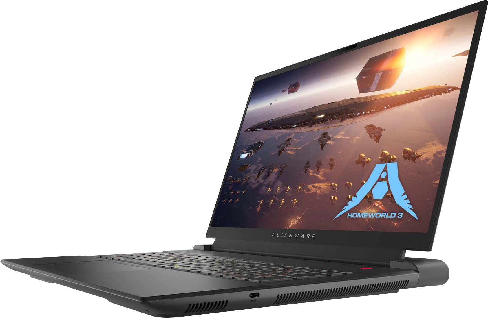 Alienware m18 FHD+ 480Hz Gaming Laptop - AMD Ryzen 9 - 32GB Memory - NVIDIA GeForce RTX 4070 - 1TB SSD - Windows 11 Pro - Dark Metallic Moon