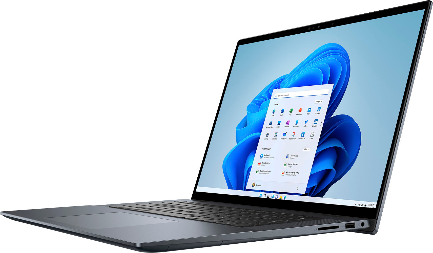 Dell - Inspiron 16.0" 2-in-1 OLED Touch Laptop - 13th Gen Intel Evo i7 - 16GB Memory - NVIDIA GeForce MX550 - 1TB SSD - Stylus - Dark River Blue