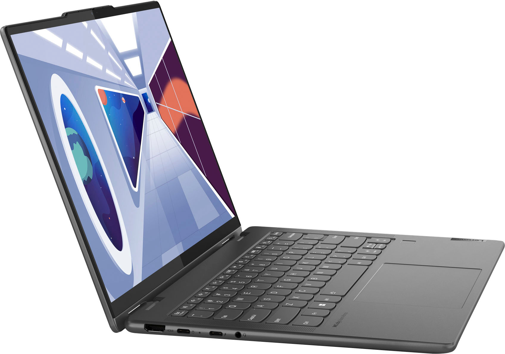 Lenovo - Yoga 7i 2-in-1 14" 2.2K Laptop - Intel Evo Platform - Intel Core i5-1335U with 8GB Memory - 512GB SSD - Storm Grey