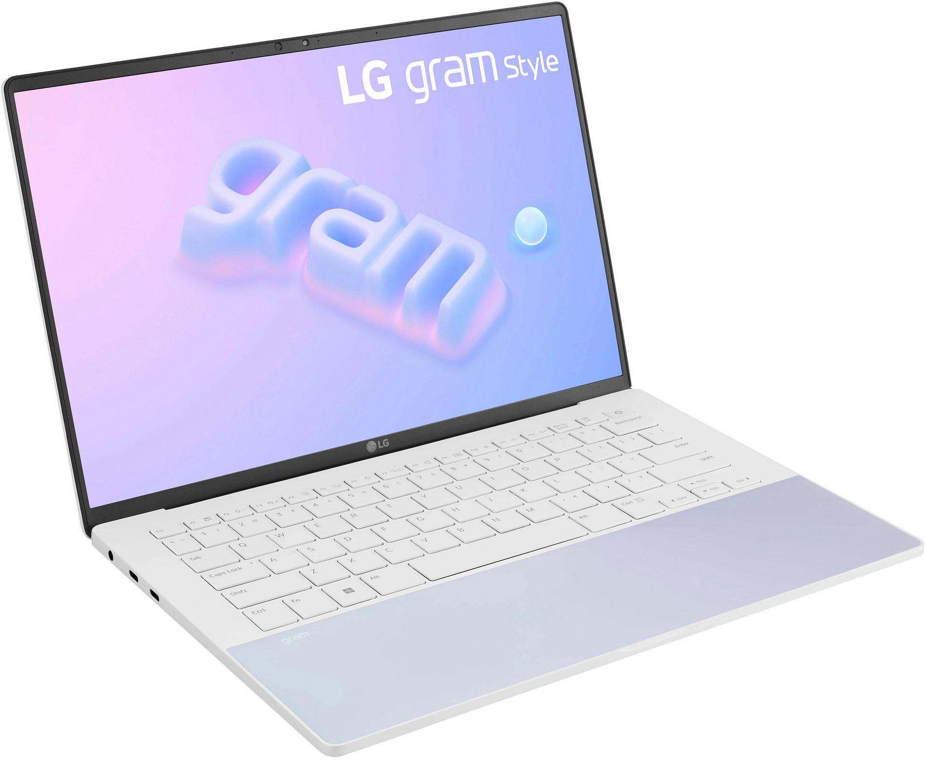 LG - gram Style 14” Laptop - Intel Evo Platform 13th Gen Intel Core i7 with 16GB RAM - 512GB NVMe SSD