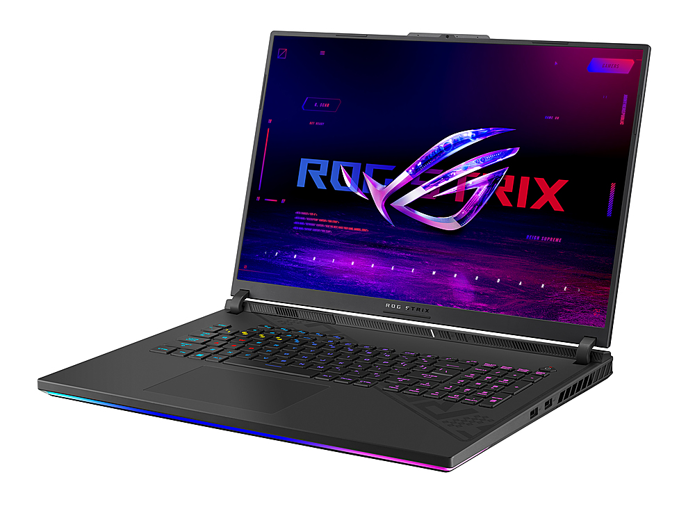 ASUS - ROG Strix 18" 240Hz Gaming Laptop QHD - Intel 13th Gen Core i9 with 16GB Memory - NVIDIA GeForce RTX 4070 - 1TB SSD - Eclipse Gray