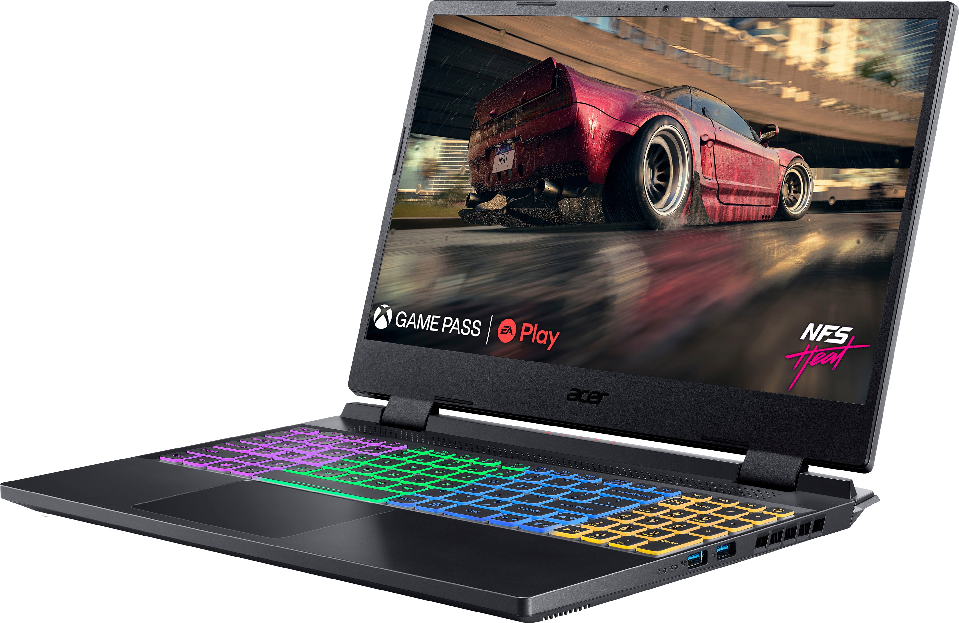 Acer - Nitro5 15.6"Gaming Laptop 2560 x 1440 QHD-FreeSyncPremium-Ryzen7 6800H-NVIDIA GeForce RTX 3070 Ti with 16GB DDR5-1TB SSD - Black
