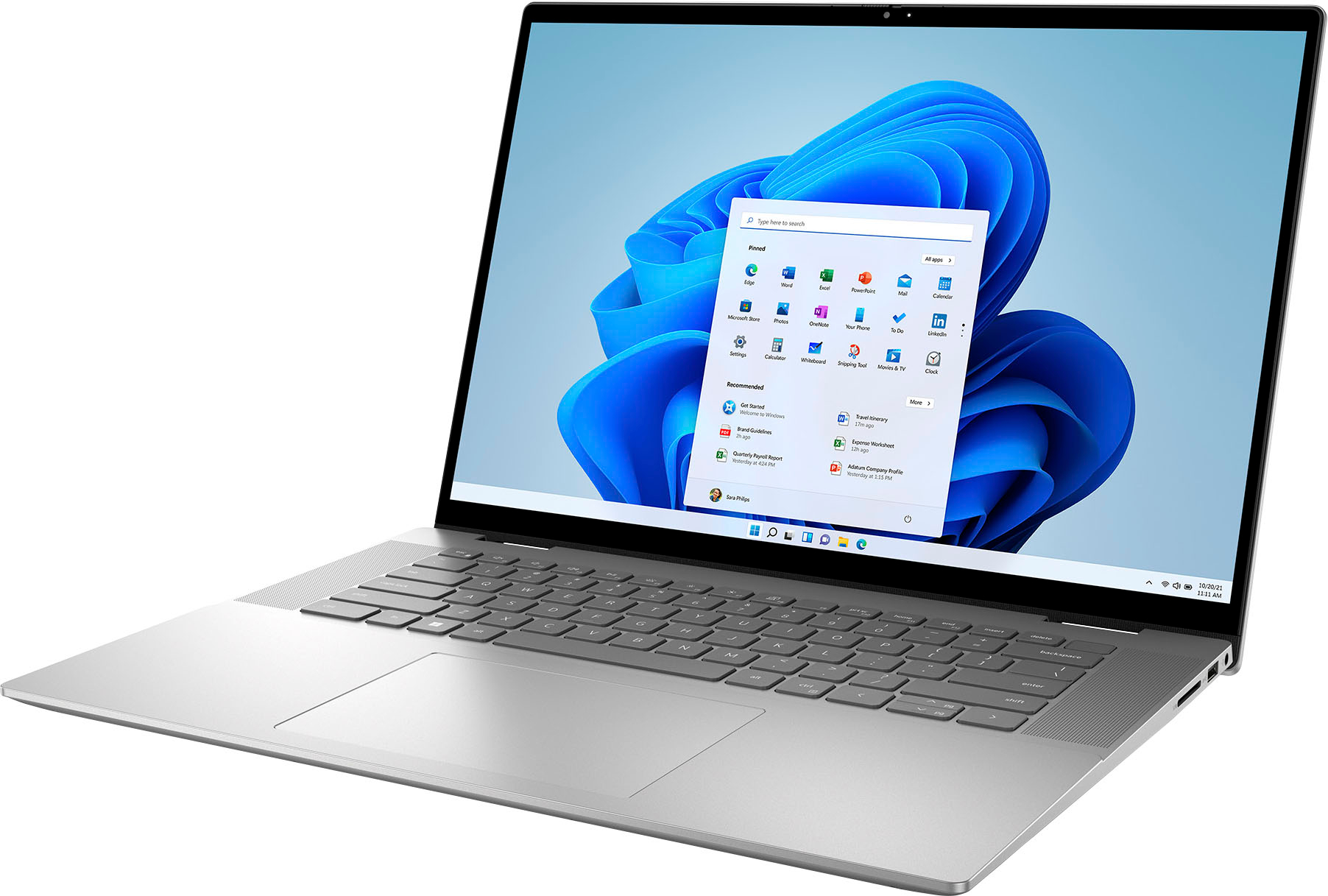 Dell - Inspiron 16.0" 2-in-1 Touch Laptop - 13th Gen Intel Evo i5 - 8GB Memory - 512GB SSD - Platinum Silver