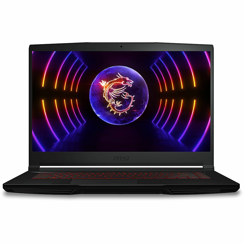 MSI - Thin GF63 12V 15.6" Gaming Laptop - Intel 12th Gen Core i7-12650H with 16GB Memory - NVIDIA GeForce RTX 4060 - 1TB SSD - Black