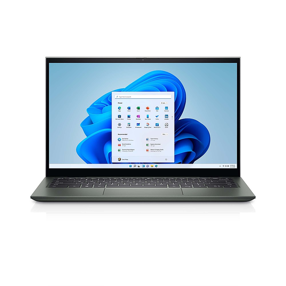 Dell - Inspiron 7415 14" FHD 2-in-1 Touch-Screen Laptop - AMD Ryzen 5 - 8GB Memory - AMD Radeon UMA - 256GB SSD - Green