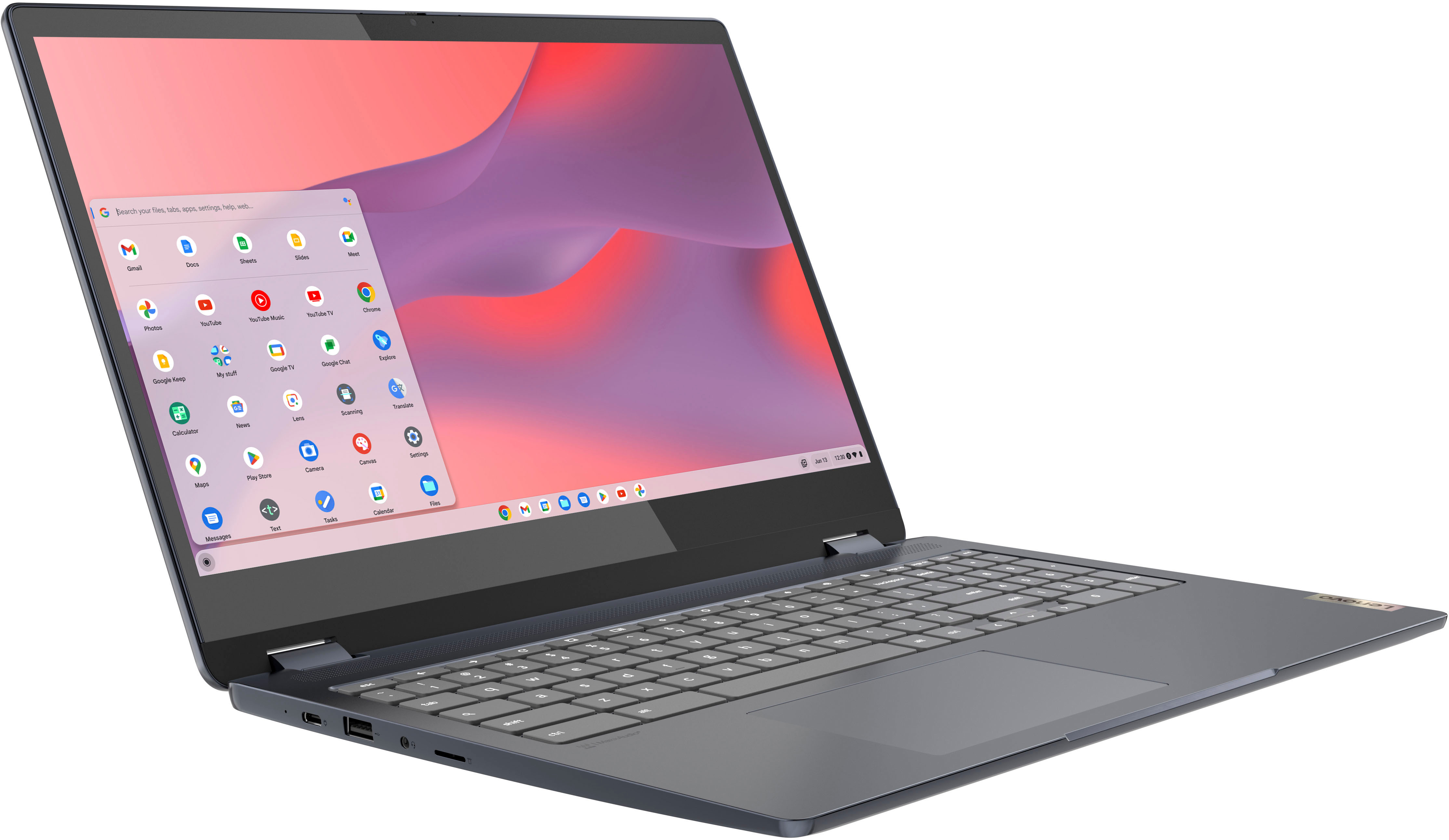 Lenovo - Flex 3i Chromebook 15.6" FHD Touch-Screen Laptop - Celeron N4500 - 4GB Memory - 64GB eMMC - Abyss Blue