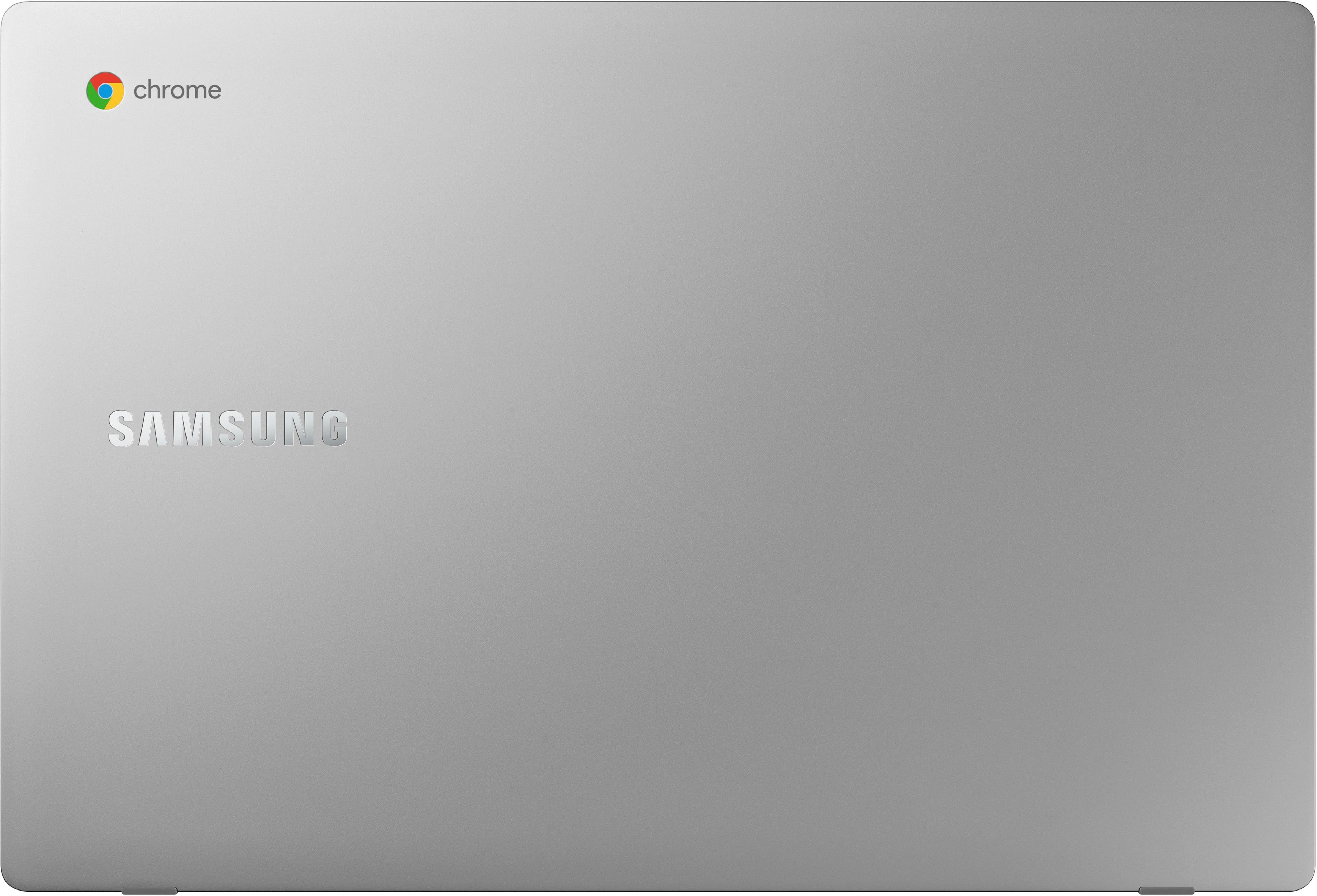 Samsung - 15.6" Chromebook - Intel Celeron - 4GB Memory - 64GB eMMC Flash Memory - Platinum Titan