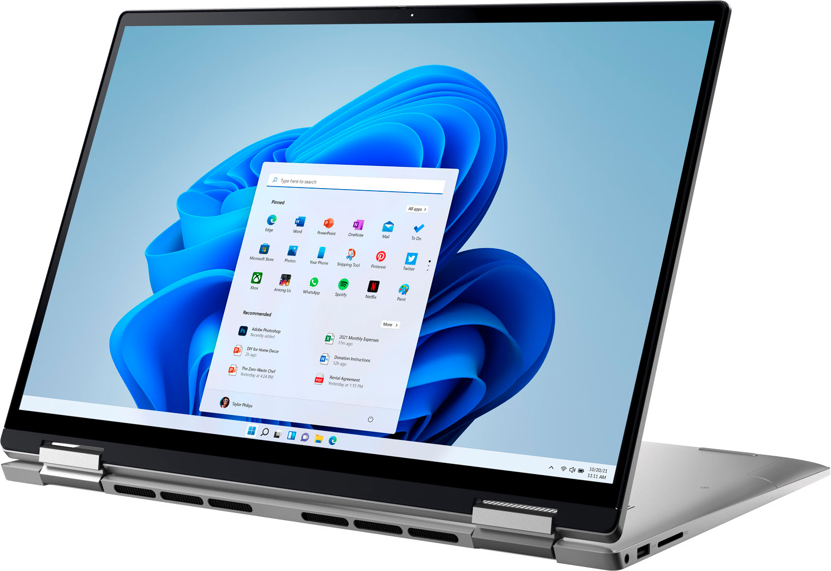 Dell - Inspiron 2-in-1 16” FHD+ Touch Laptop – 12th Gen Intel Evo i5 – 8GB Memory – 512GB SSD - Platinum Silver