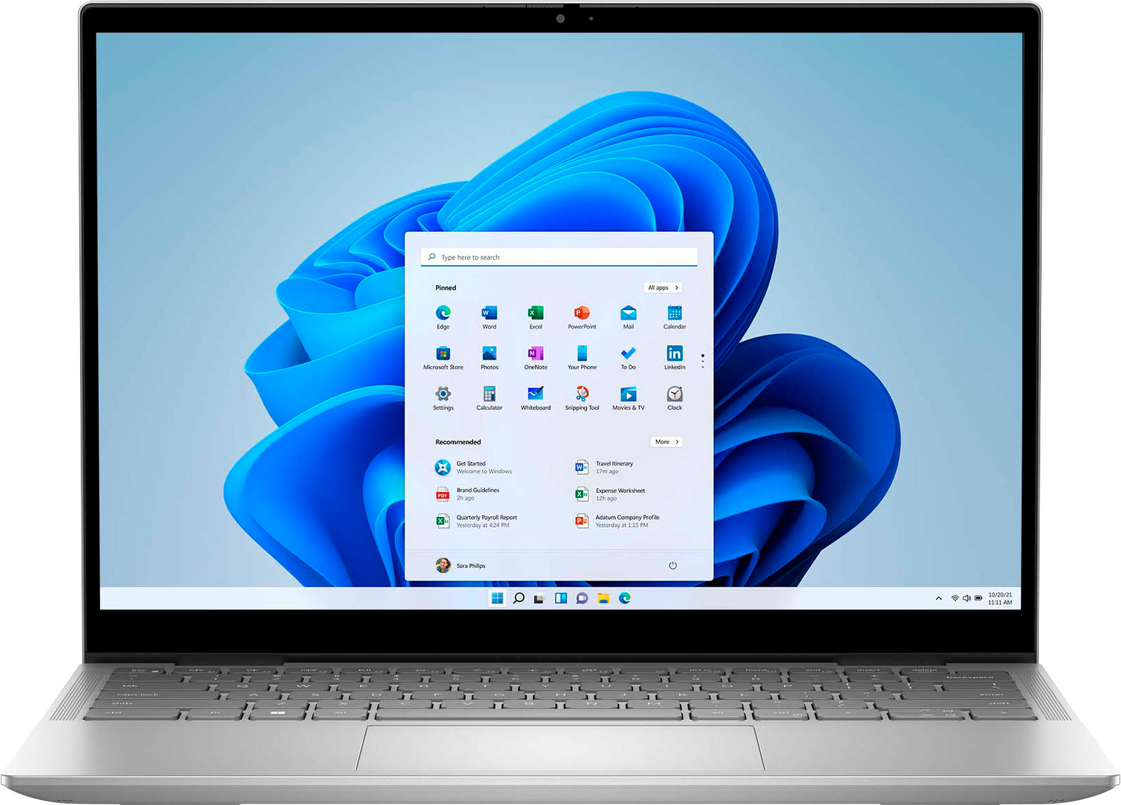 Dell - Inspiron 14.0" 2-in-1 Touch Laptop - 13th Gen Intel Core i7 - 16GB Memory - 1TB SSD - Platinum Silver