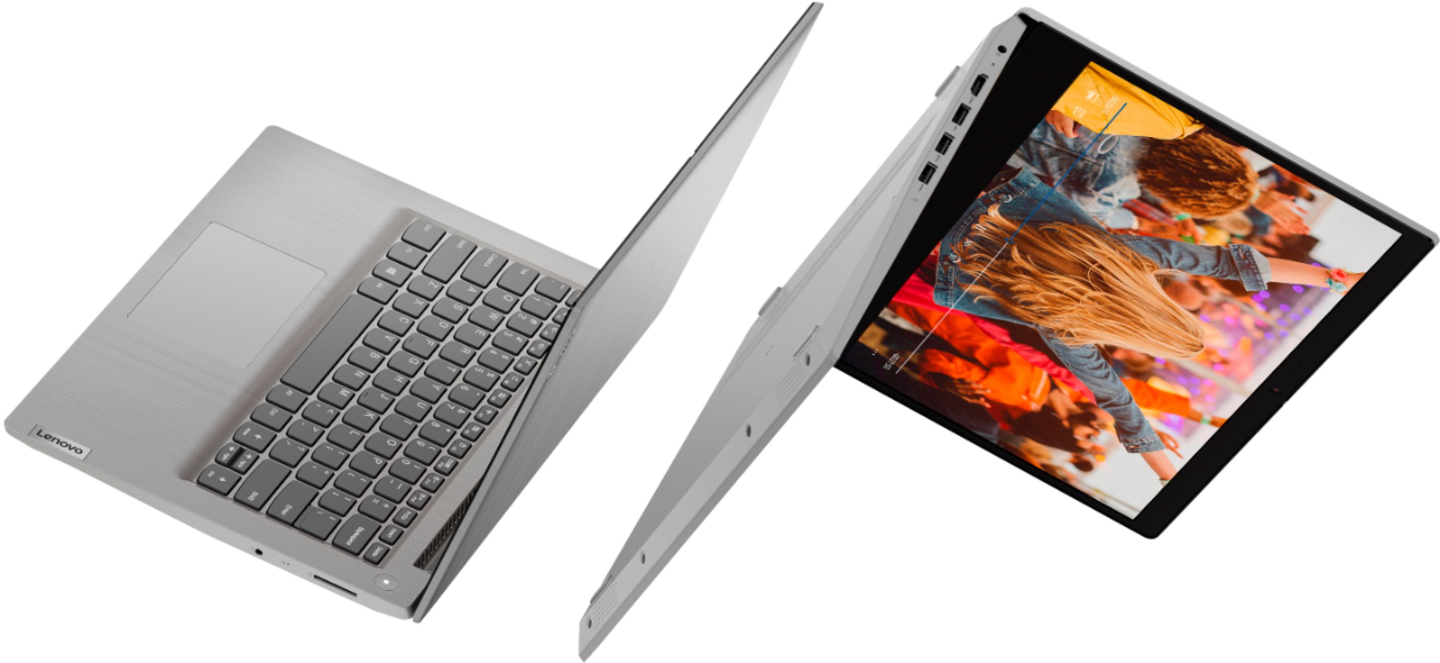 Lenovo - Ideapad 3 14" Laptop - Intel Pentium Silver N5030 - 4GB Memory - 128GB SSD - Platinum Grey