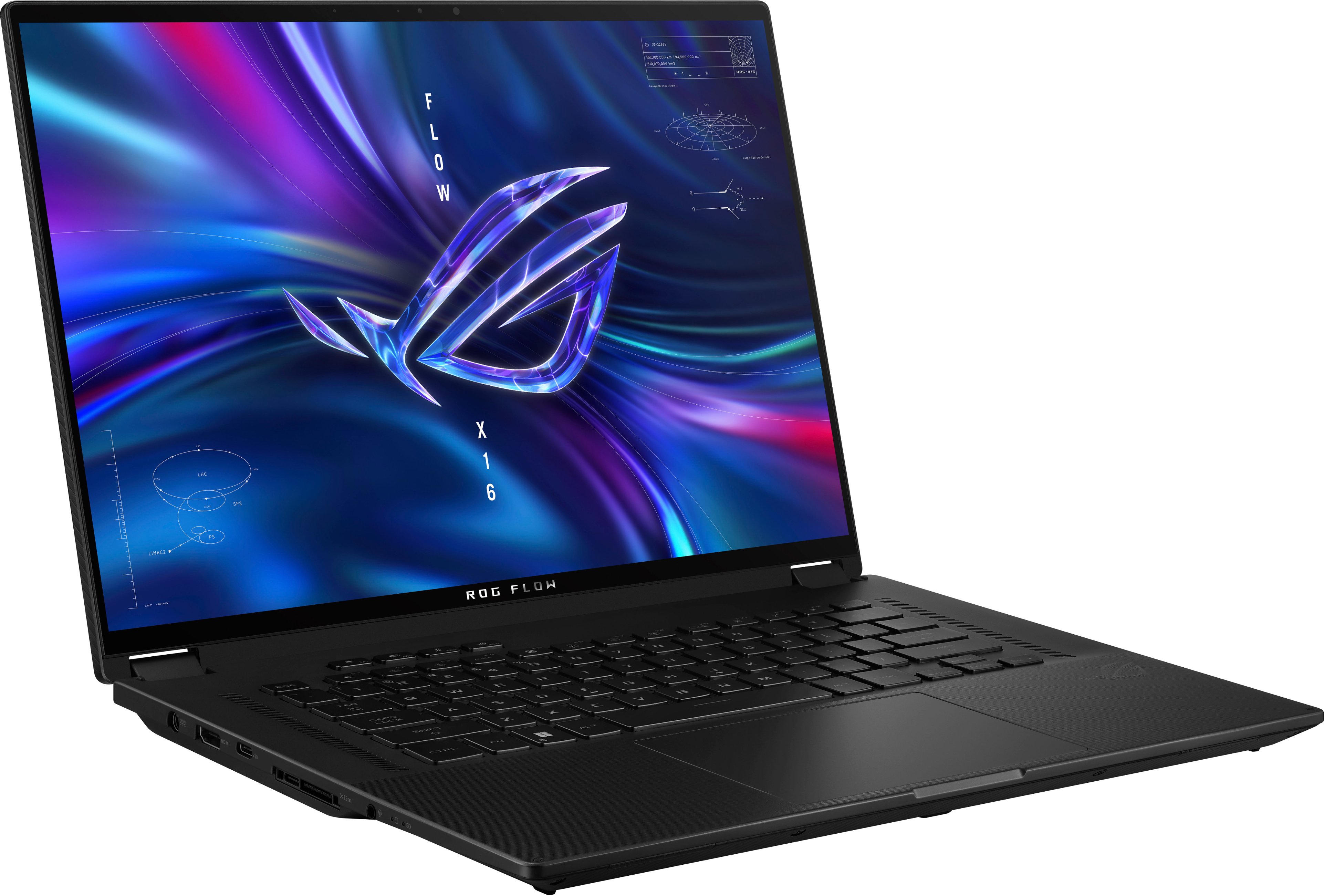 ASUS - ROG 16" Touchscreen Gaming Laptop - AMD Ryzen 9 - 16GB DDR5 Memory - NVIDIA GeForce RTX 3060 V6G Graphics - 1TB SSD - Off Black
