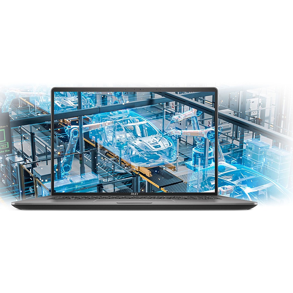 MSI - CreatorPro Z17 HX Studio 17" Touchscreen Laptop - Intel Core i9-13950HX with 32GB Memory - NVIDIA RTX 3000 - 1TB SSD - Lunar Gray