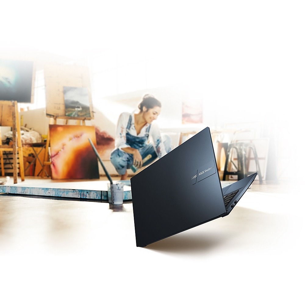 ASUS - VivoBook Pro 15 M6500 15.6" Laptop - AMD Ryzen 5 - Memory - NVIDIA GeForce GTX 1650 - 512 GB SSD - Quiet Blue