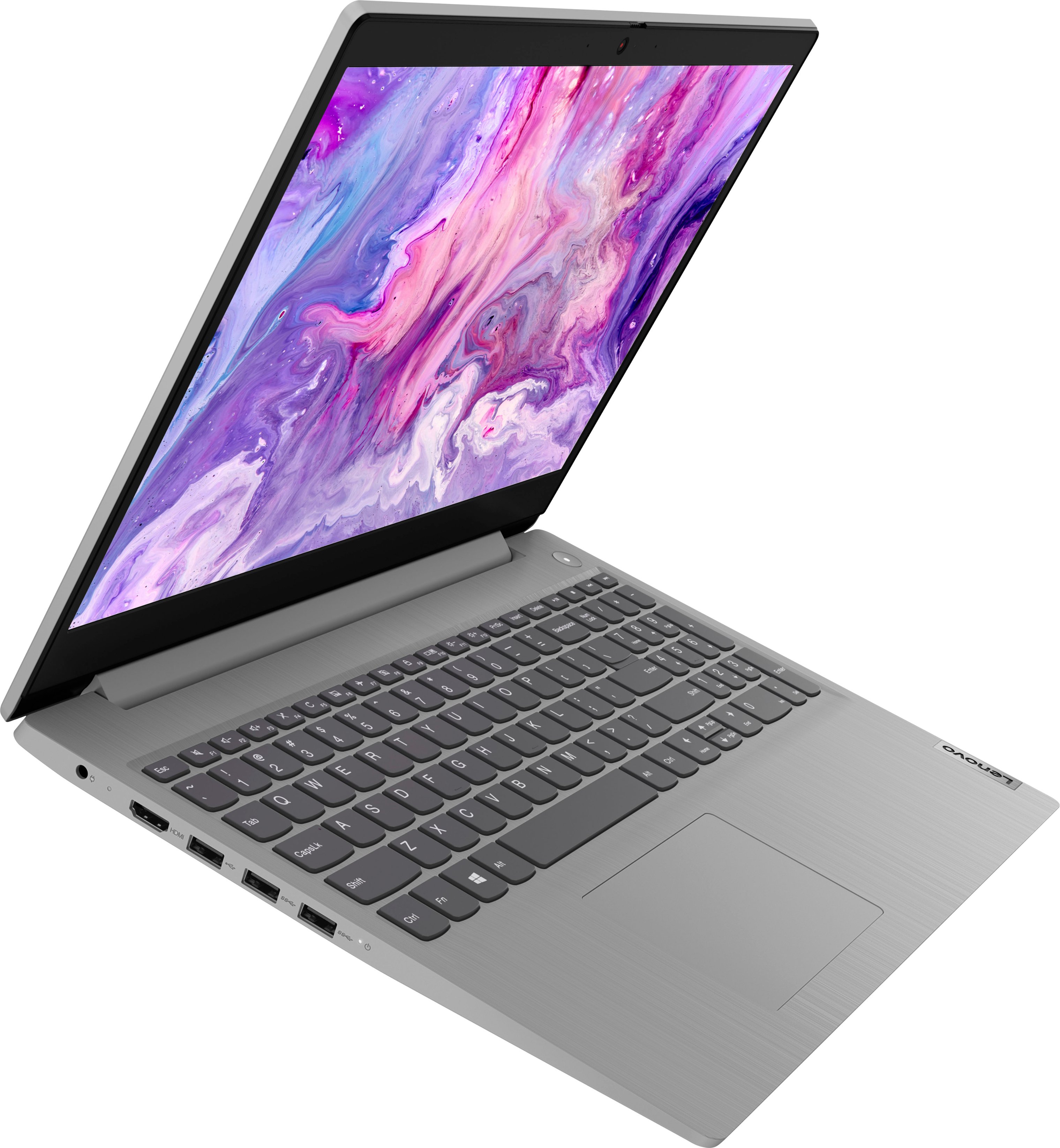 Lenovo - Ideapad 3i 15.6" HD Touch Laptop - Core i3-1115G4 - 8GB Memory - 256GB SSD - Platinum Grey