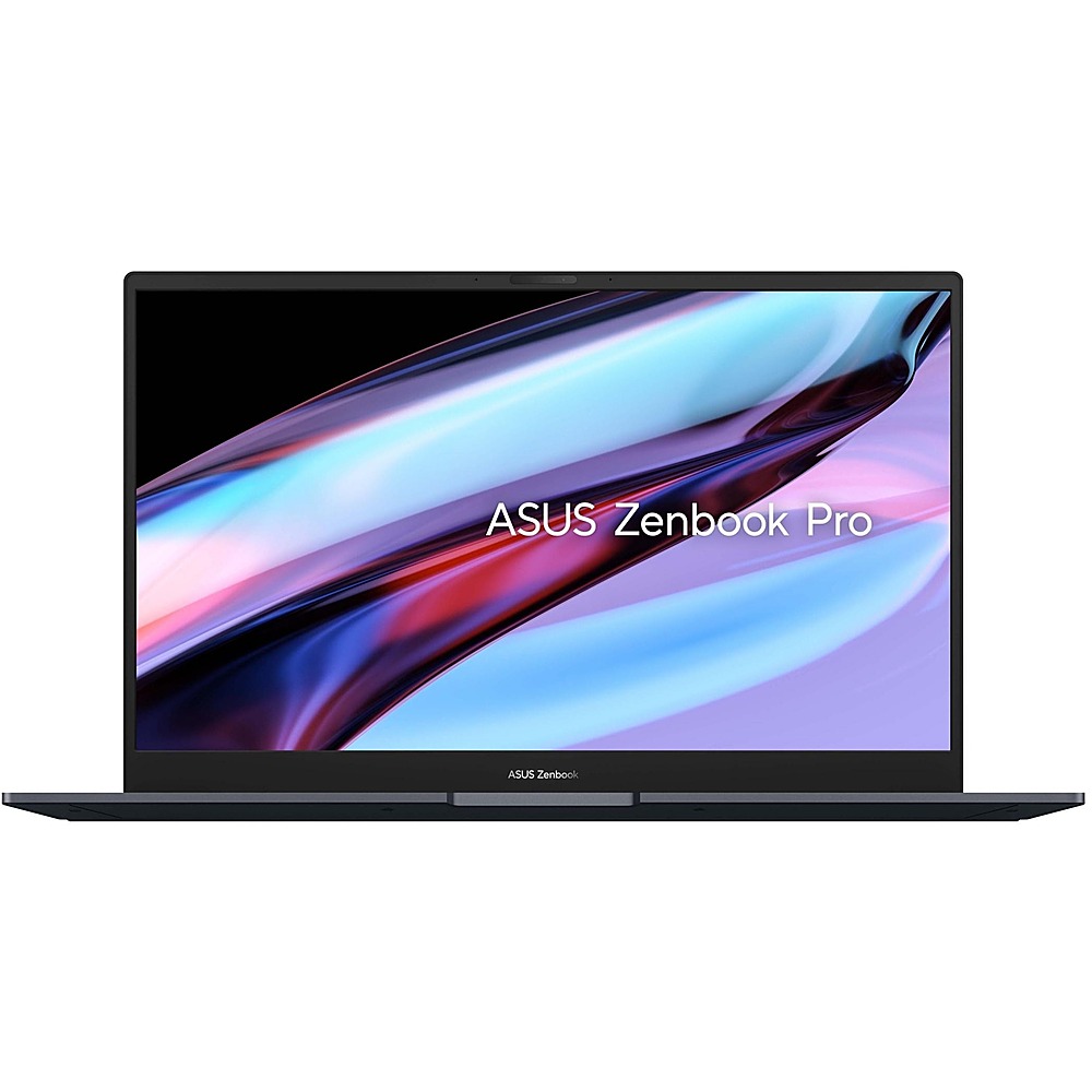 ASUS - Zenbook Pro 17 UM6702 17.3" Touch-Screen Laptop - AMD Ryzen 7 - Memory - NVIDIA GeForce RTX 3050 - 512 GB SSD - Tech Black