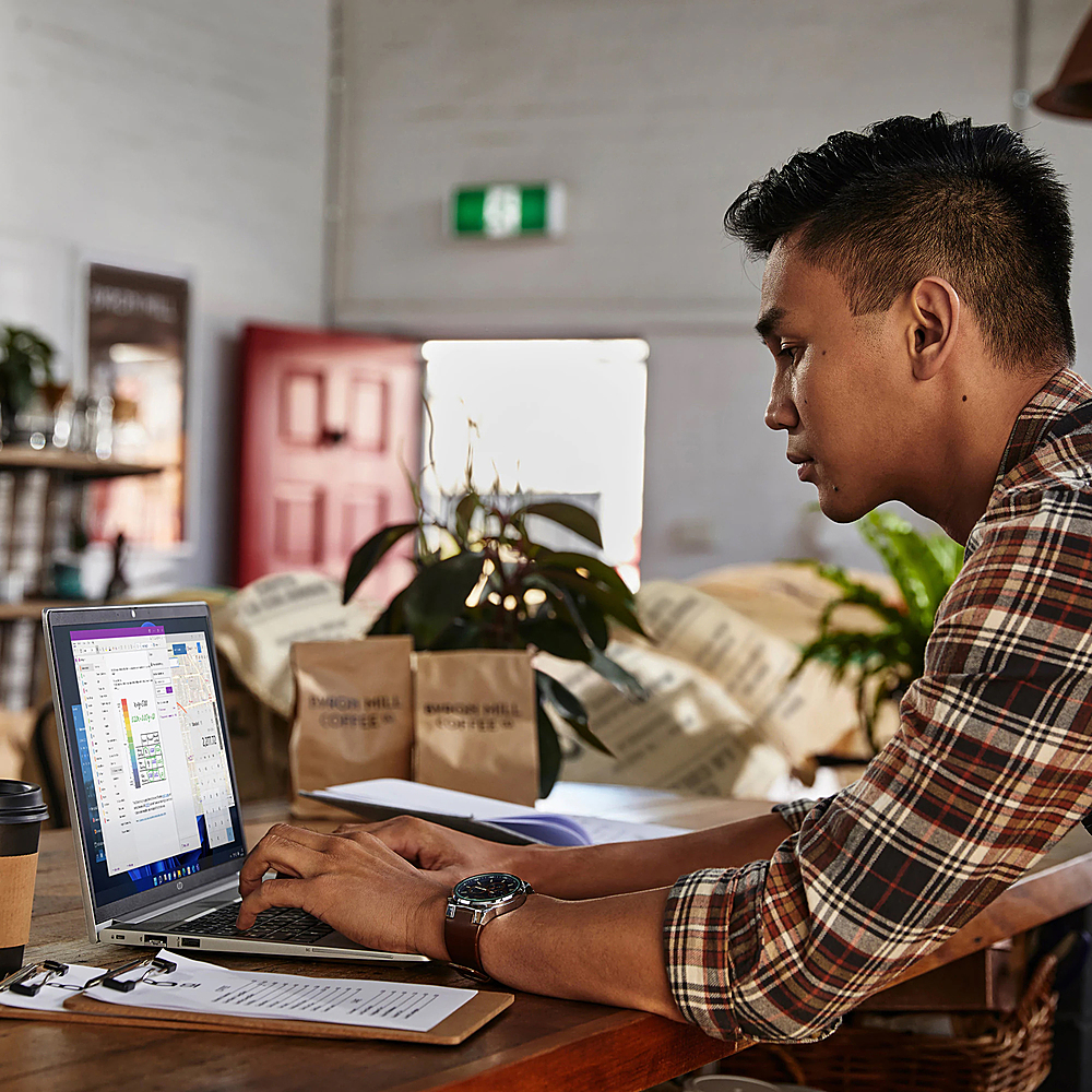 HP - ProBook 445 G9 14" Laptop - AMD Ryzen 5 - Memory - 256 GB SSD - Silver