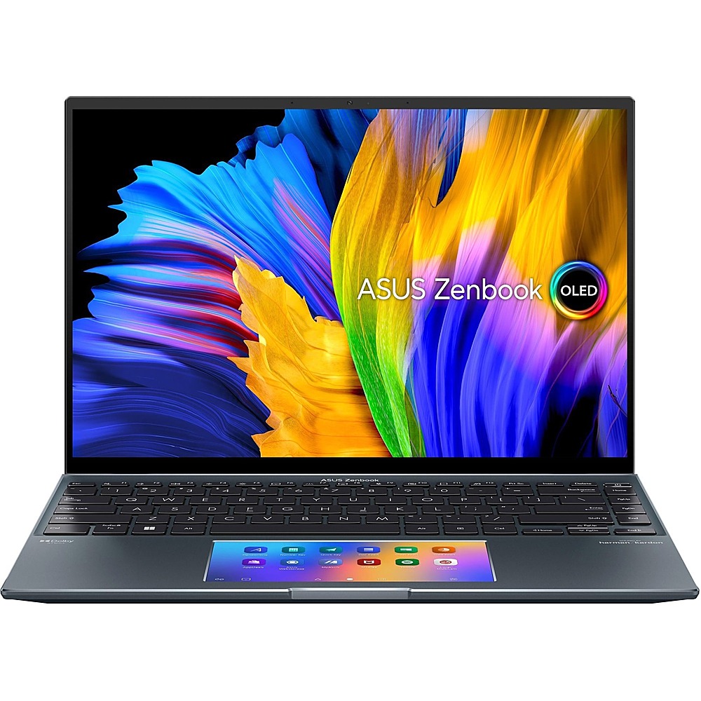 ASUS - Zenbook 14X OLED UX5400 14" Touch-Screen Laptop - Intel Core i7 - 16 GB Memory - NVIDIA GeForce MX550 - 512 GB SSD - Pine Gray