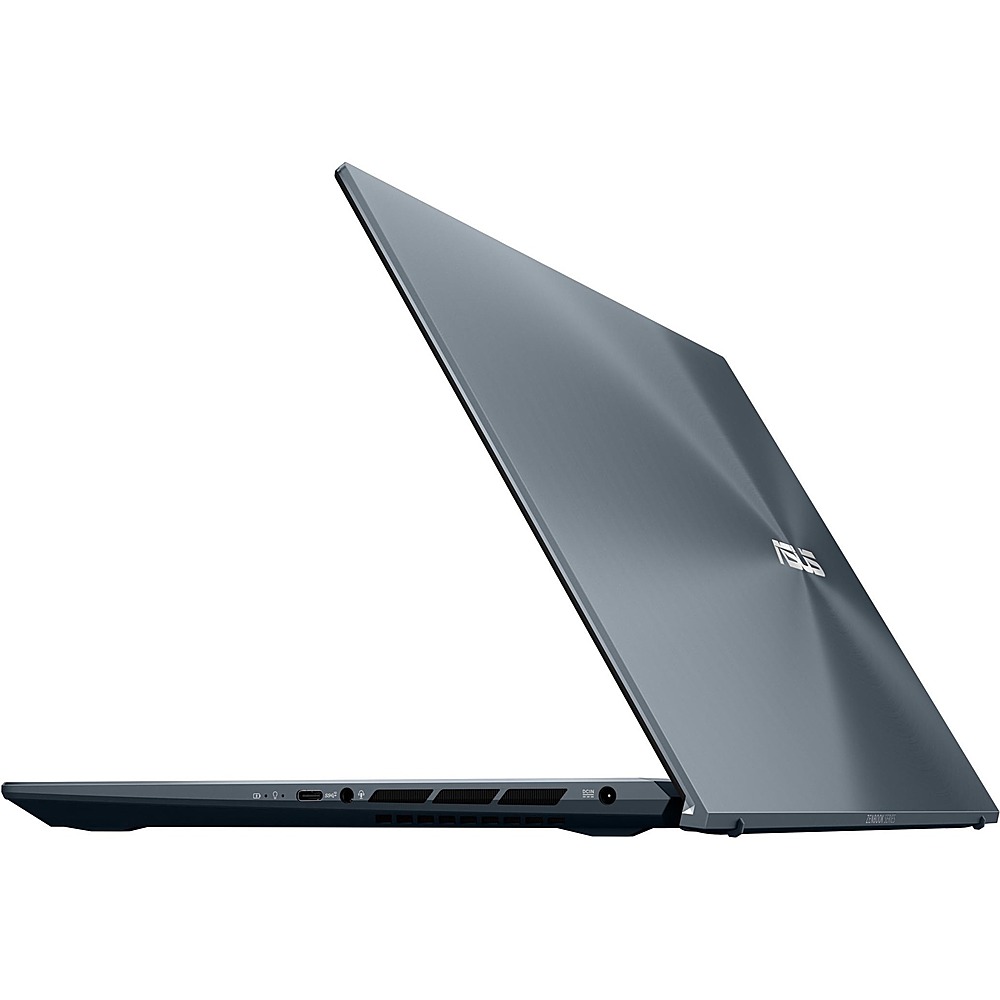 ASUS - ZenBook Pro 15.6" Touch-Screen Laptop - AMD Ryzen 9 - 16 GB Memory - NVIDIA GeForce RTX 3050 Ti - Pine Gray