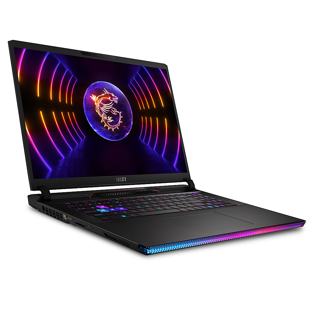 MSI - Raider GE78 HX 17" QHD+ Gaming Laptop - Intel Core i9-13980HX with 64GB Memory - NVIDIA GeForce RTX 4080 - 2TB SSD - Dark Gray