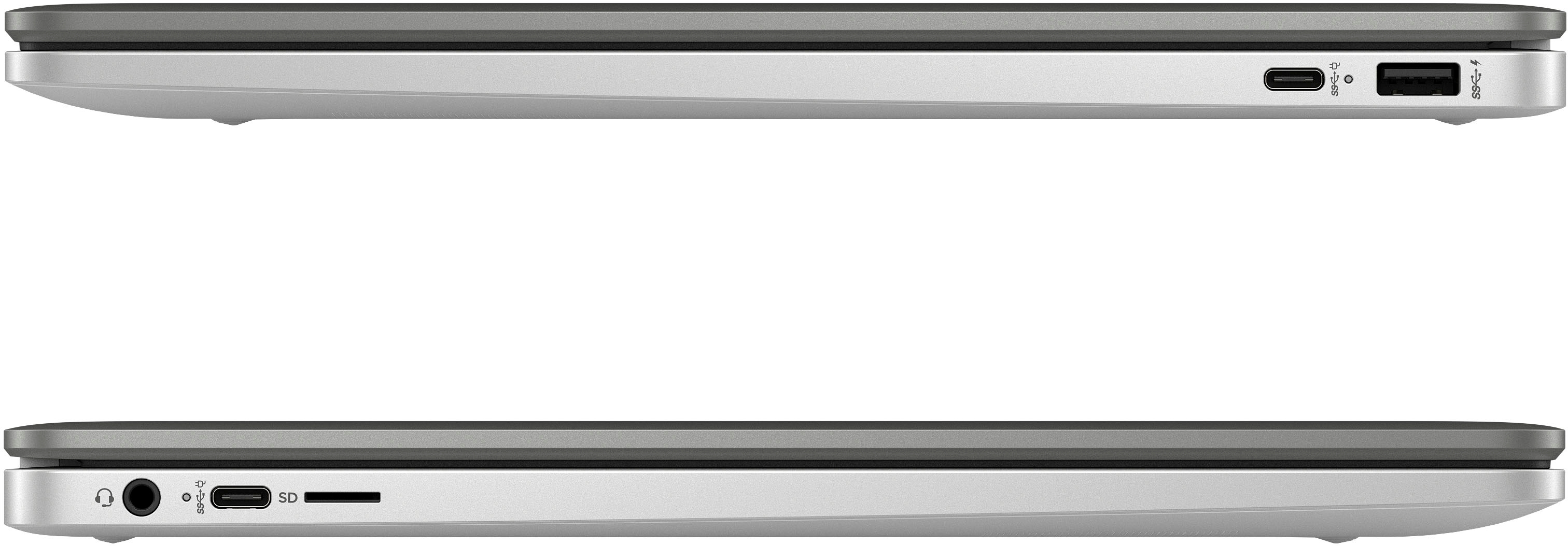 HP - 15.6" Chromebook - Intel Pentium Silver - 8GB Memory - 64GB eMMC - Mineral Silver