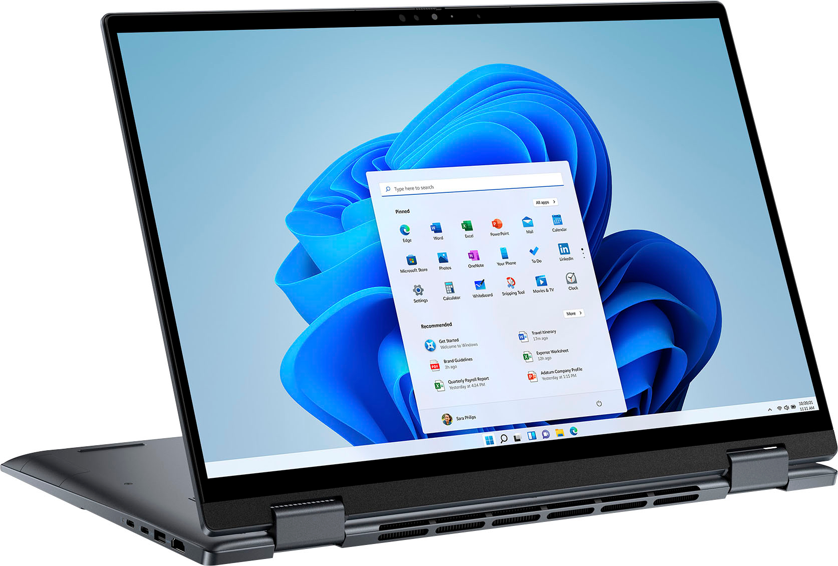 Dell - Inspiron 16.0" 2-in-1 OLED Touch Laptop - 13th Gen Intel Evo i7 - 16GB Memory - NVIDIA GeForce MX550 - 1TB SSD - Stylus - Dark River Blue