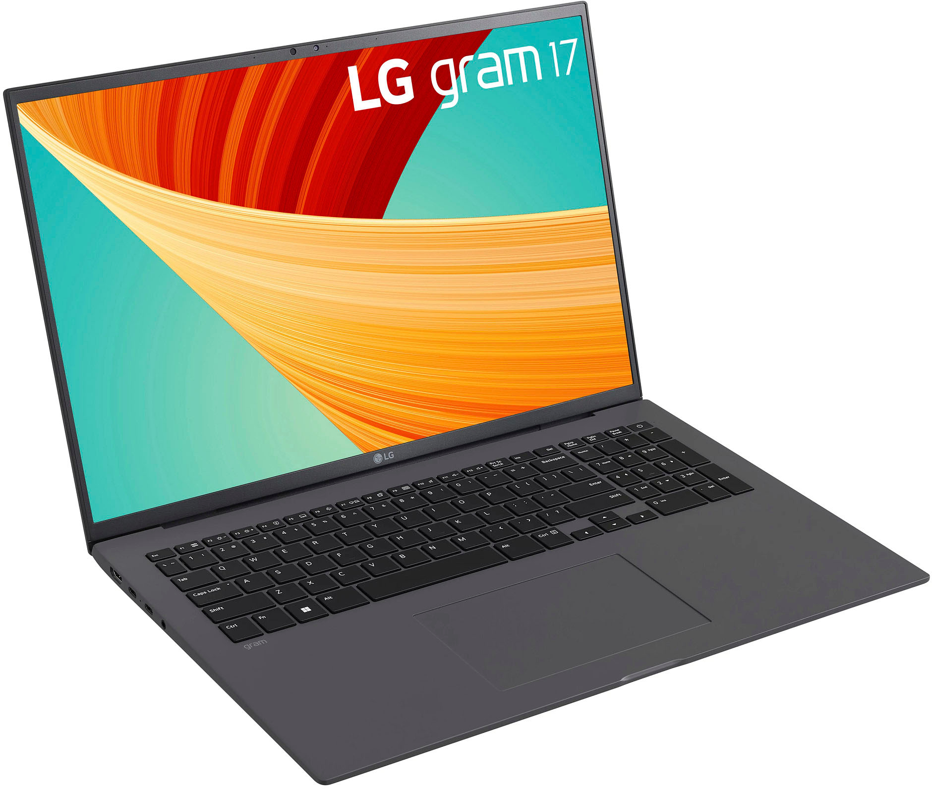 LG - gram 17” Laptop - Intel Evo Platform 13th Gen Intel Core i7 with 32GB RAM - 2TB NVMe SSD - Charcoal Gray