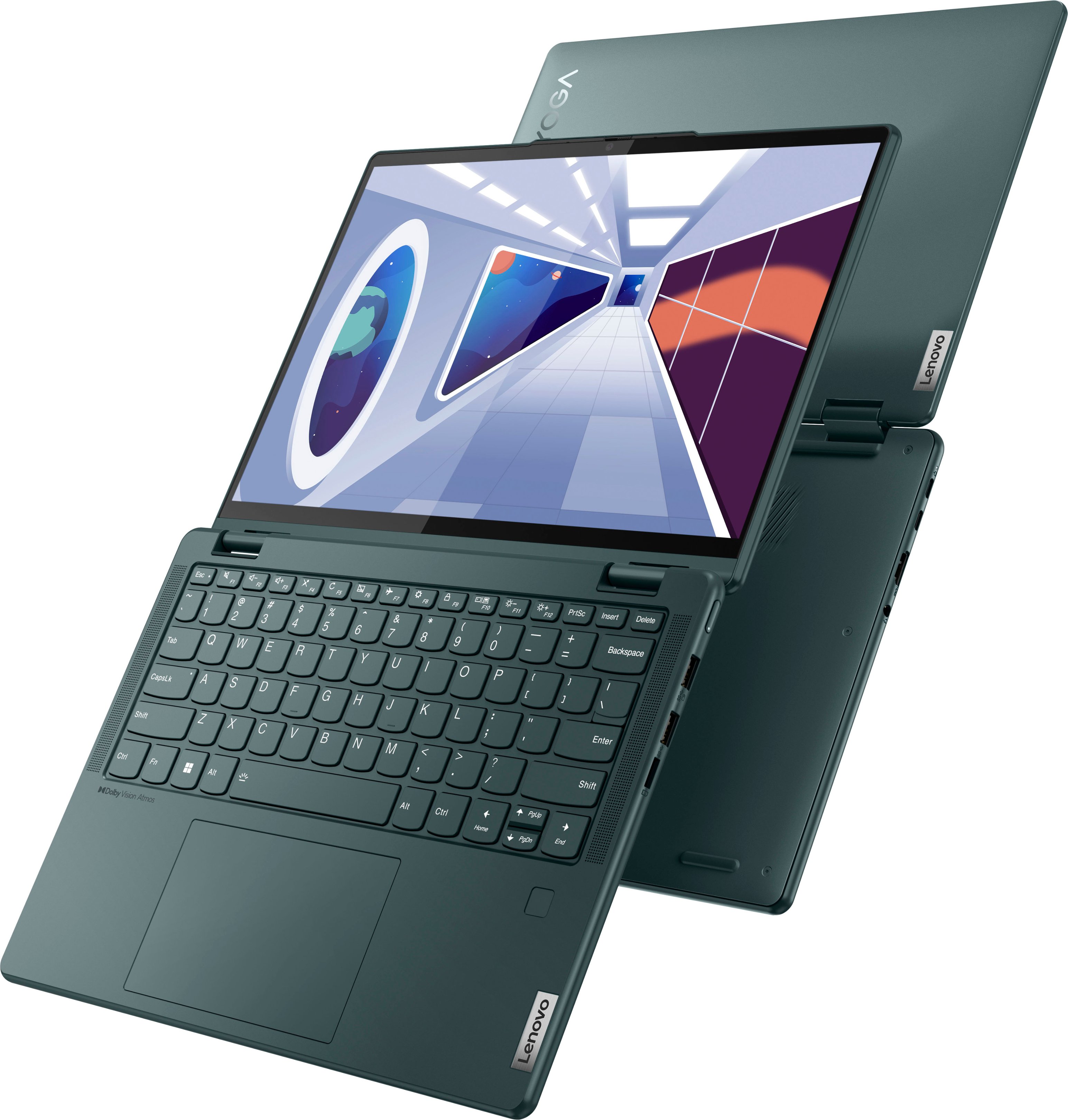 Lenovo - Yoga 6 2-in-1 13.3" WUXGA (1920 x 1200) Touch Laptop -Ryzen 7 7730U with 16GB Memory - 512GB SSD - Dark Teal