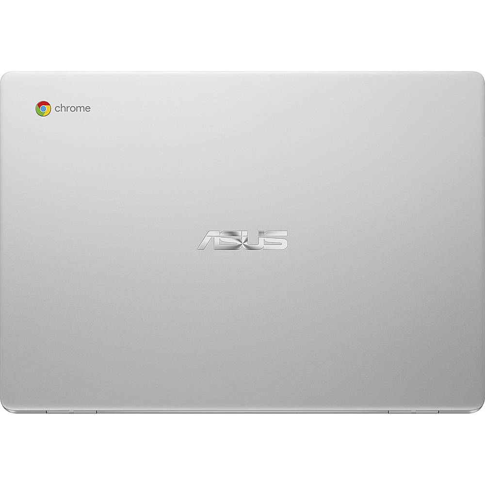 ASUS - 14" Chromebook - Intel Celeron - 4GB Memory - 32GB eMMC Flash Memory - Silver