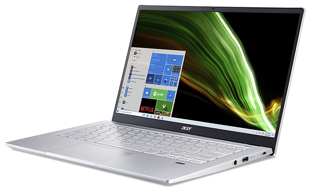 Acer - Swift 3-14" FHD IPS Laptop, AMD Ryzen 7 5700U Octa-16GB LPDDR4X-512GB PCIe SSD-, Wi-Fi 6 802.11ax- Windows 11 Home