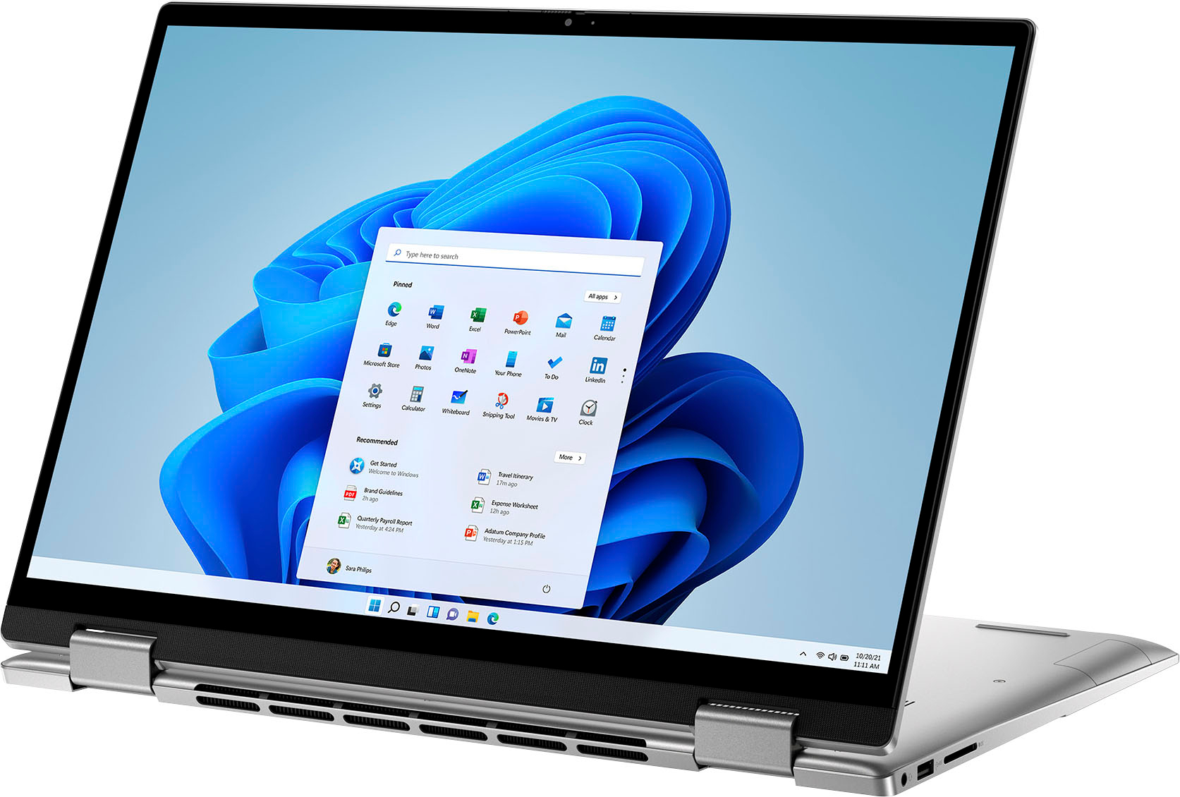 Dell - Inspiron 16.0" 2-in-1 Touch Laptop -13th Gen Intel Evo i7 - 16GB Memory - 1TB SSD - Platinum Silver