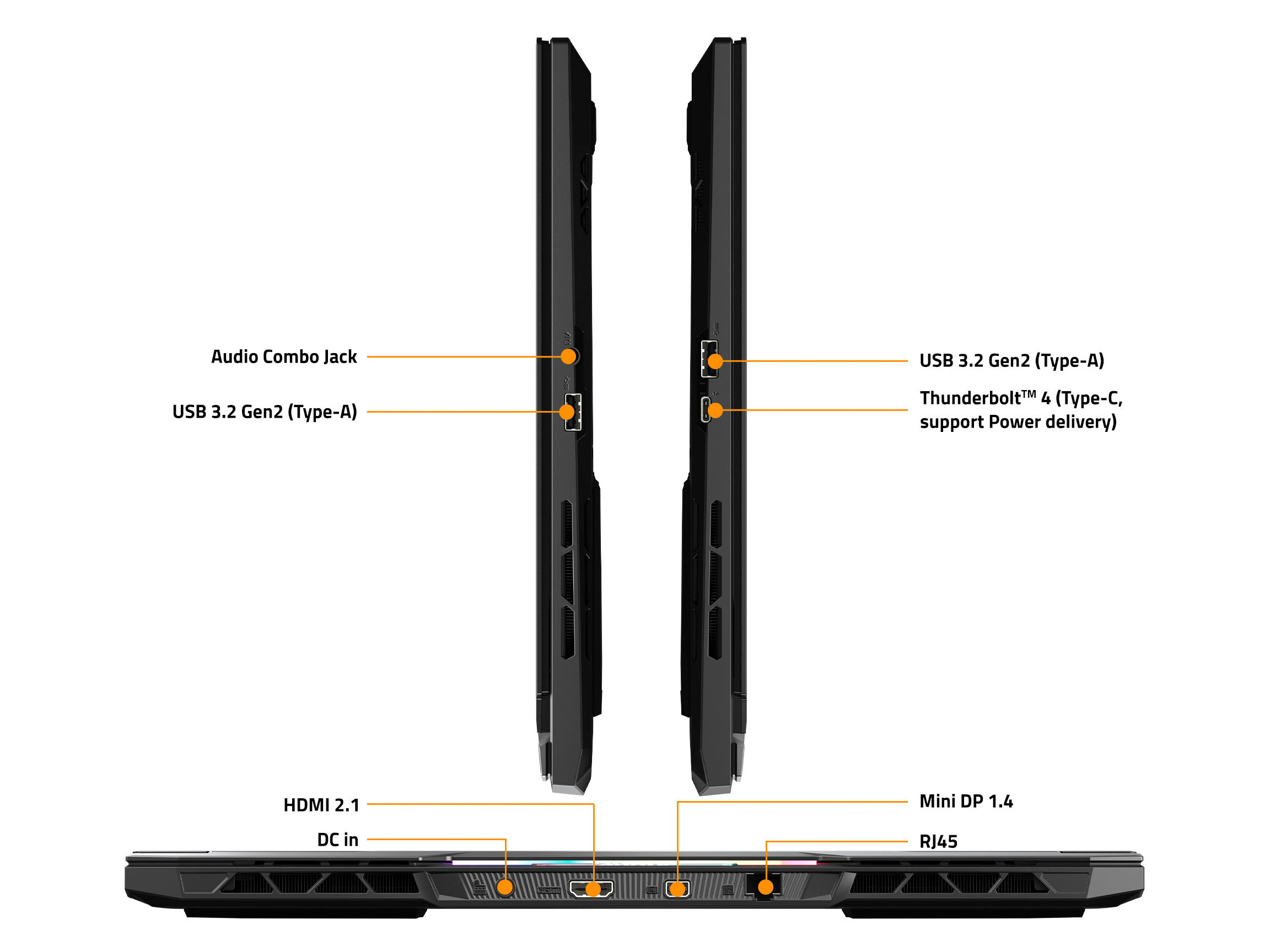 GIGABYTE - AORUS 15.6" 165Hz Gaming Laptop QHD - Intel i9-13980HX with 16GB DRR5 -NVIDIA GeForce RTX4070 - 1TB SSD