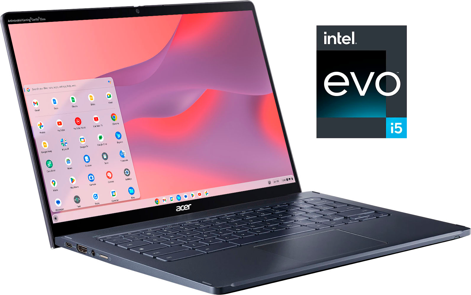 Acer - Chromebook Spin 714 Laptop - 14.0" 2-in-1 Touchscreen - Intel Evo Core i5 – 8GB – 256GB SSD - Slate Blue