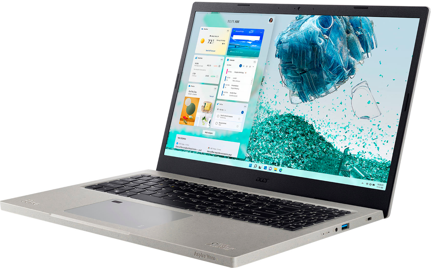 Acer - Aspire Vero - Green PC Laptop - 15.6” Full HD - 12th Gen Intel Core i5-1235U - 8GB DDR4 - 512GB Gen 4 SSD - Gray